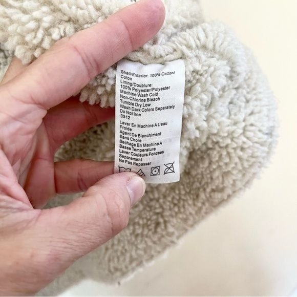 Kavu Sherpa Lined Denim Work Jacket Sz Large - Picture 5 of 5